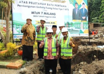 gedung baru di MTsN 7 Malang