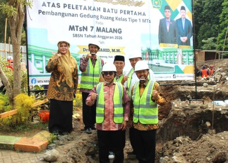gedung baru di MTsN 7 Malang