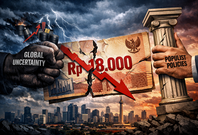 Rupiah Ngeri-Ngeri Sedap Tembus Rp 18.000: Tarik-Menarik Antara Ekonomi Indonesia dan Kebijakan Populis