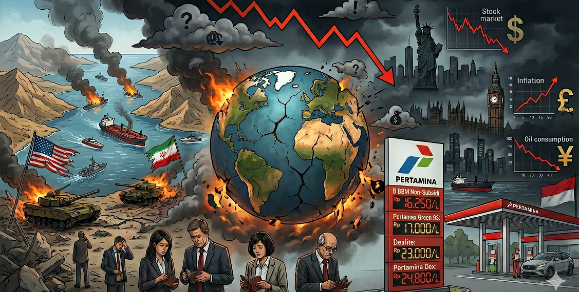 Bukan Salah Kebijakan Lokal Semata, Ketidakpastian Ekonomi Akibat US Iran War Adalah Mimpi Buruk Semua Negara