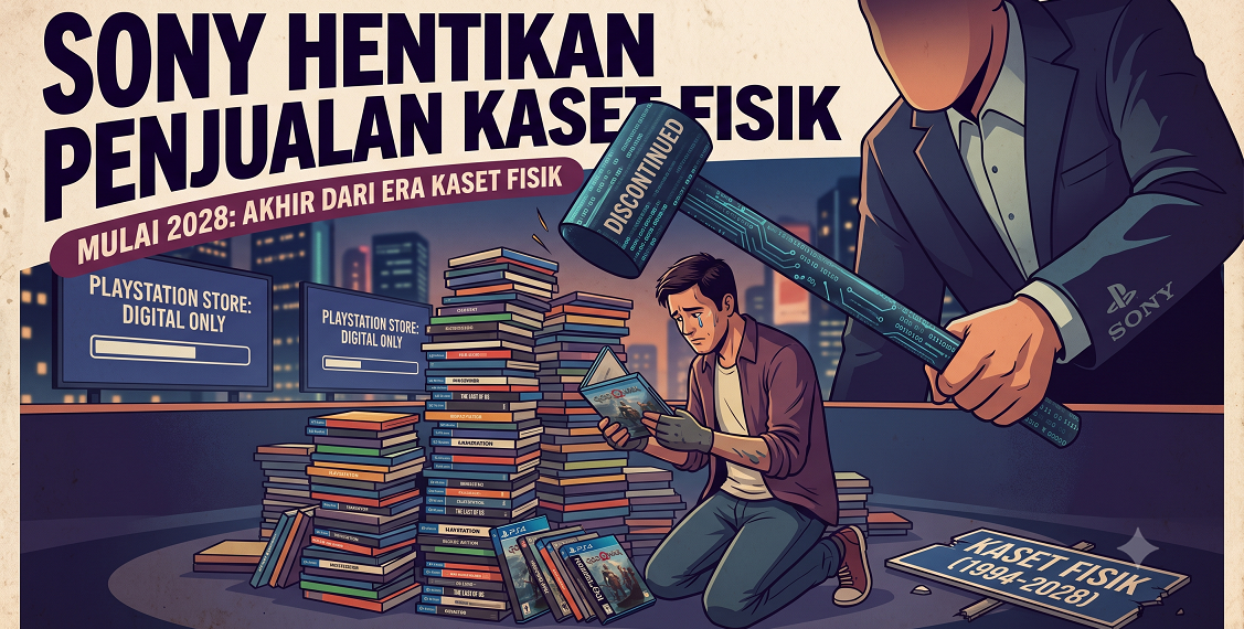 Kiamat CD Game Semakin Nyata, Sony Hentikan Penjualan Kaset Fisik Mulai 2028
