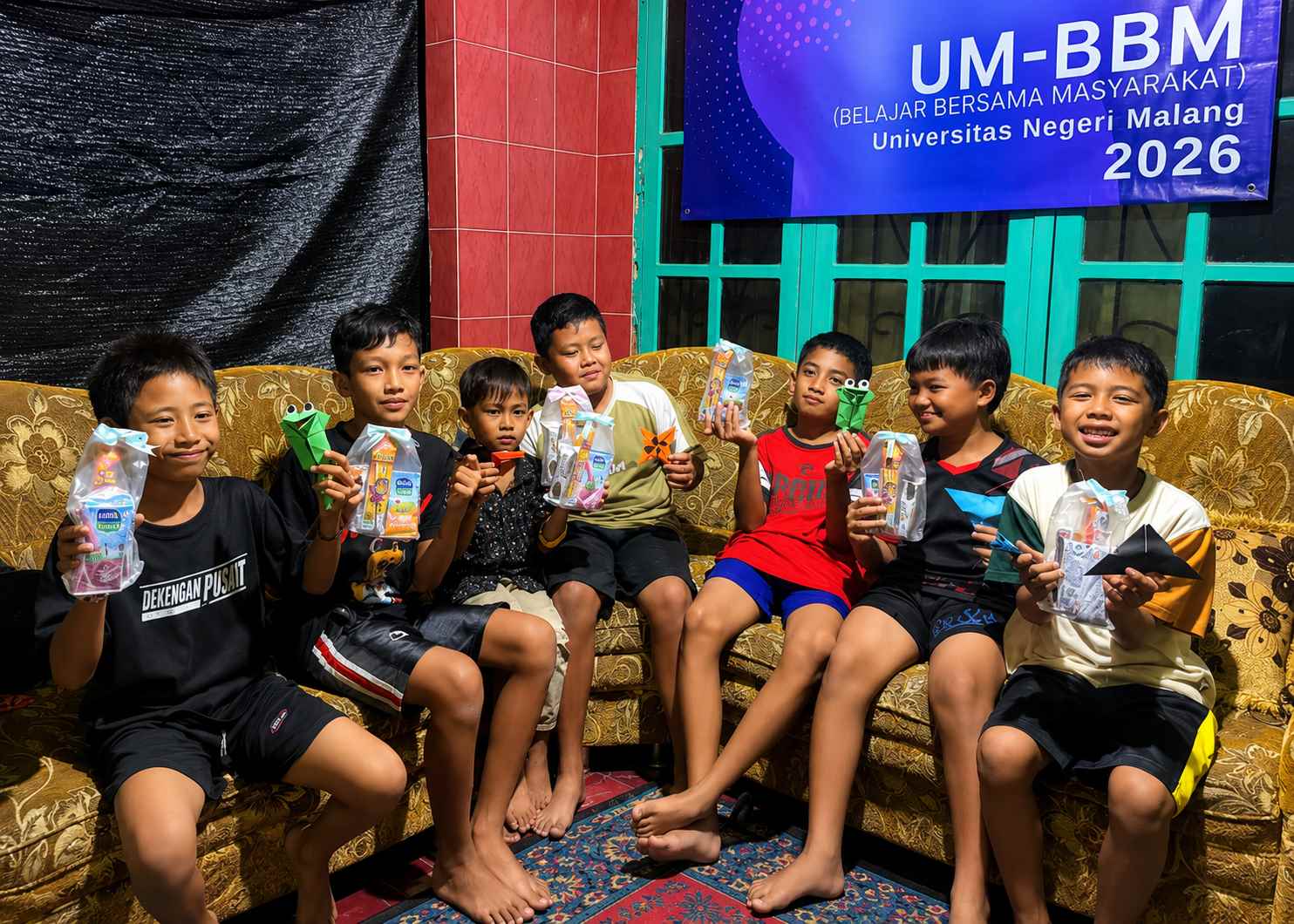 Kreativitas anak Desa Arjosari KKN UM