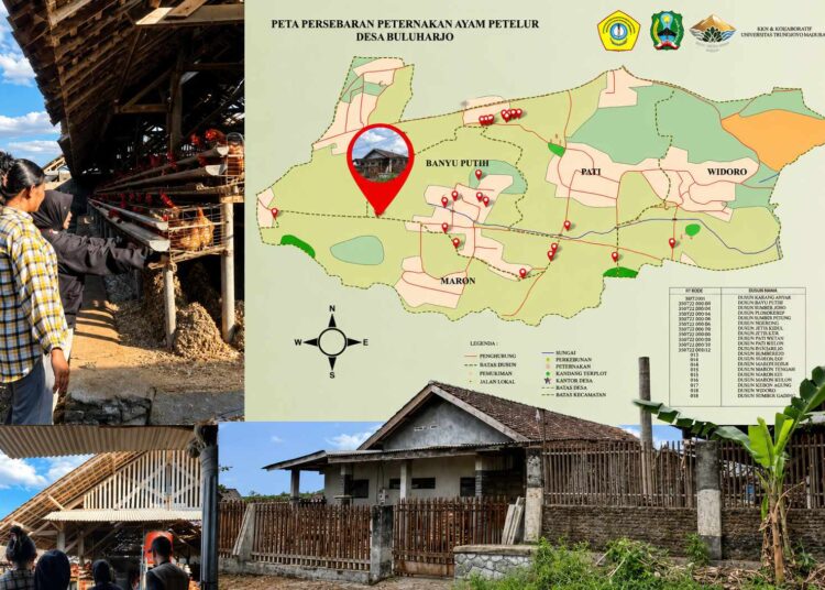 Peta Digital Peternakan Ayam Desa Buluharjo