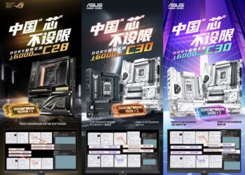 Motherboard besutan ASUS yang kompatibel dengan RAM DDR5 CXMT yang mampu menembus 9000 MT\s