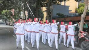 Lomba Berita Baris-berbaris HUT ke 81 RI di Kota Blitar