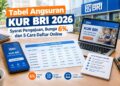 Tabel Angsuran KUR BRI 2026: Syarat Pengajuan, Bunga 6%, dan 5 Cara Daftar Online