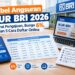 Tabel Angsuran KUR BRI 2026: Syarat Pengajuan, Bunga 6%, dan 5 Cara Daftar Online